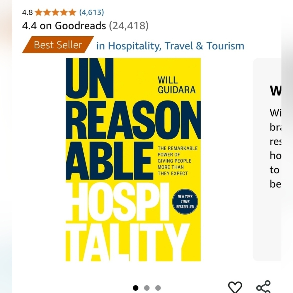 Best Book I've Read. Unreasonable Hospitality - Picture 4 of 5